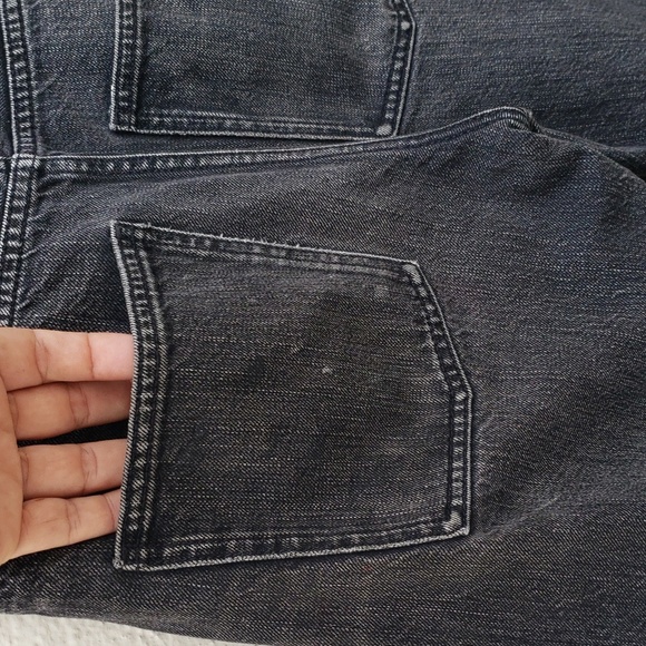 COS Paint Splattered Jeans Women's Size 29 Washed Black High Rise Straight Leg - Picture 8 of 15